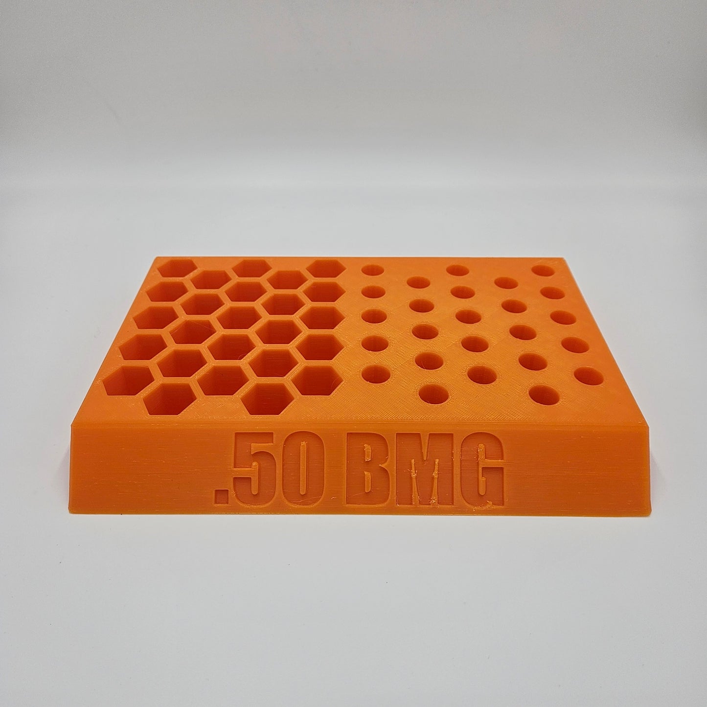 .50 BMG Reloading Block Ammo Stand Ammunition Loading Tray - 50 Round Capacity