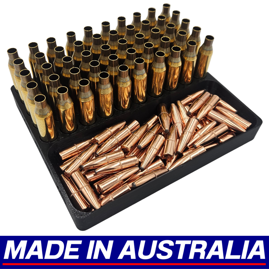 .308 Winchester Reloading Block Ammo Stand Ammunition Loading Tray - 50 Round