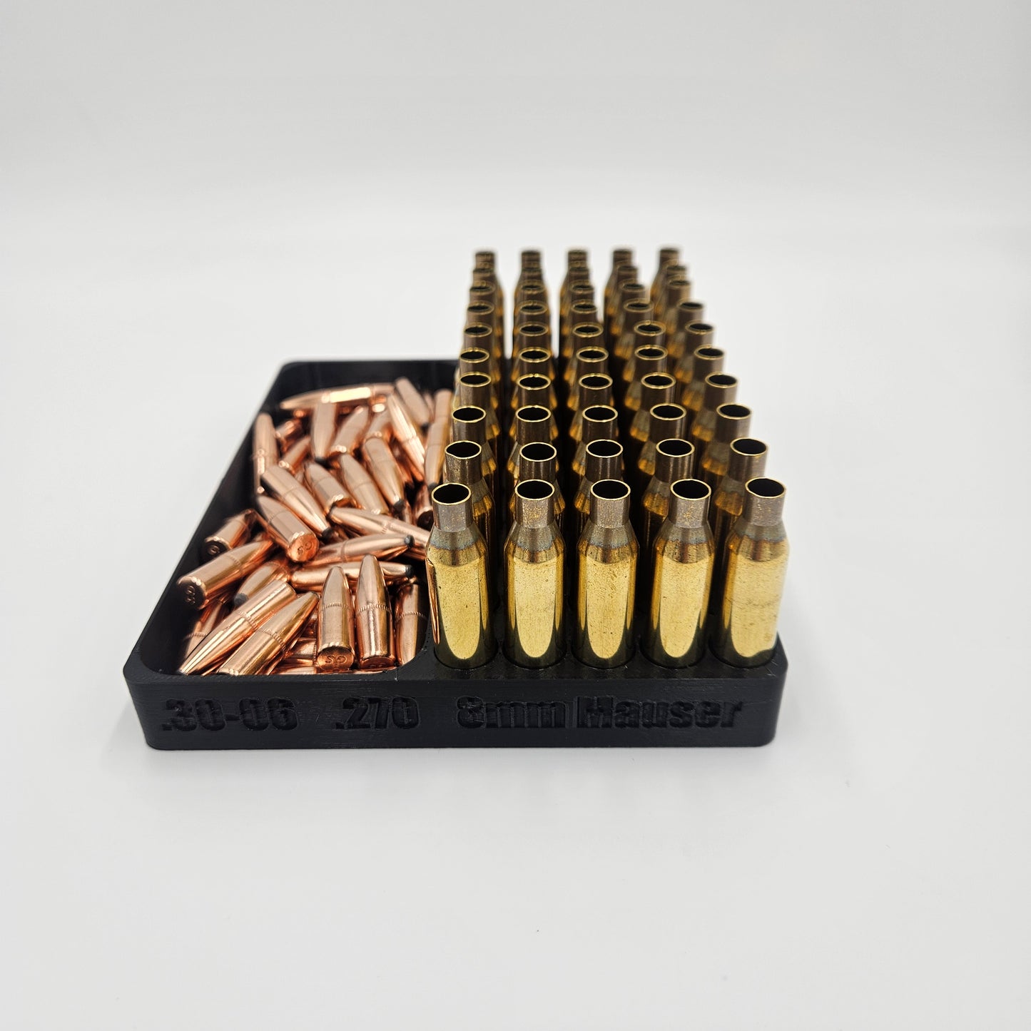 .308 Winchester Reloading Block Ammo Stand Ammunition Loading Tray - 50 Round