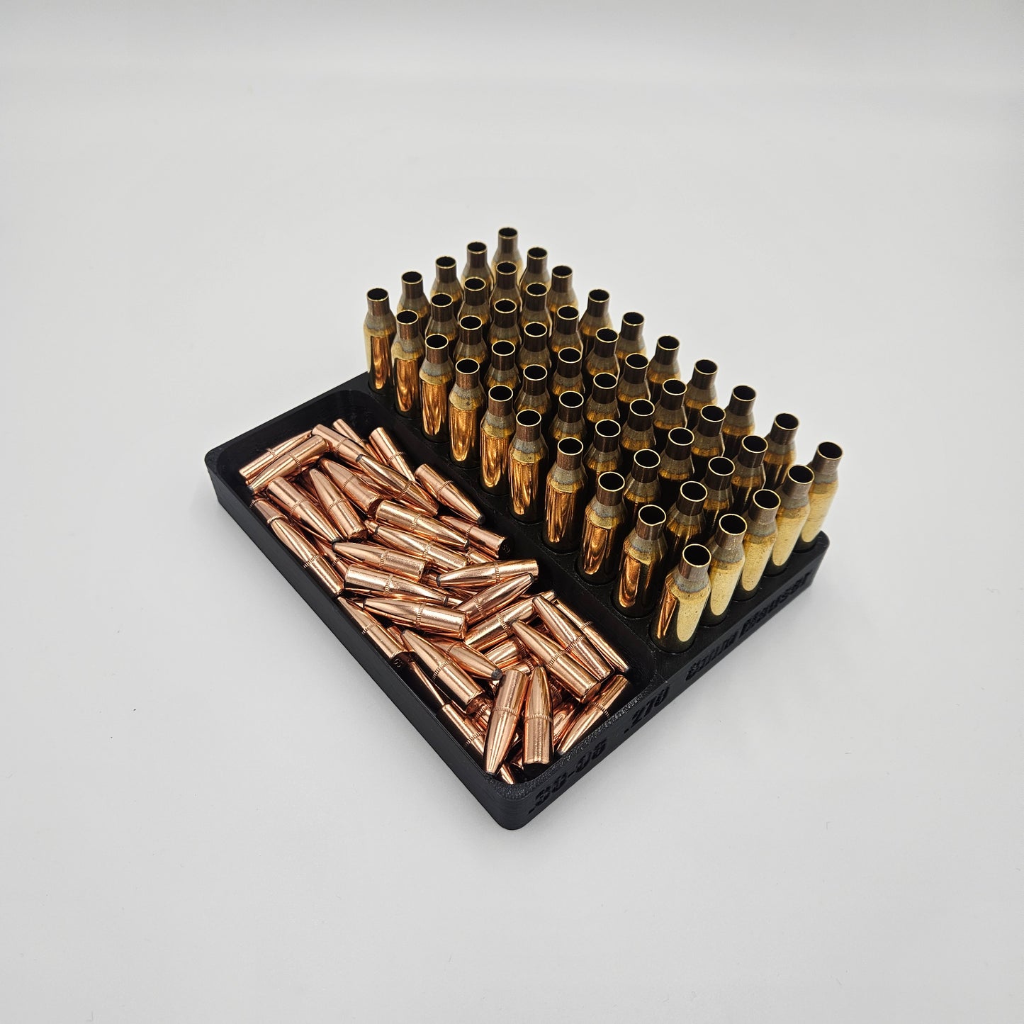 .308 Winchester Reloading Block Ammo Stand Ammunition Loading Tray - 50 Round