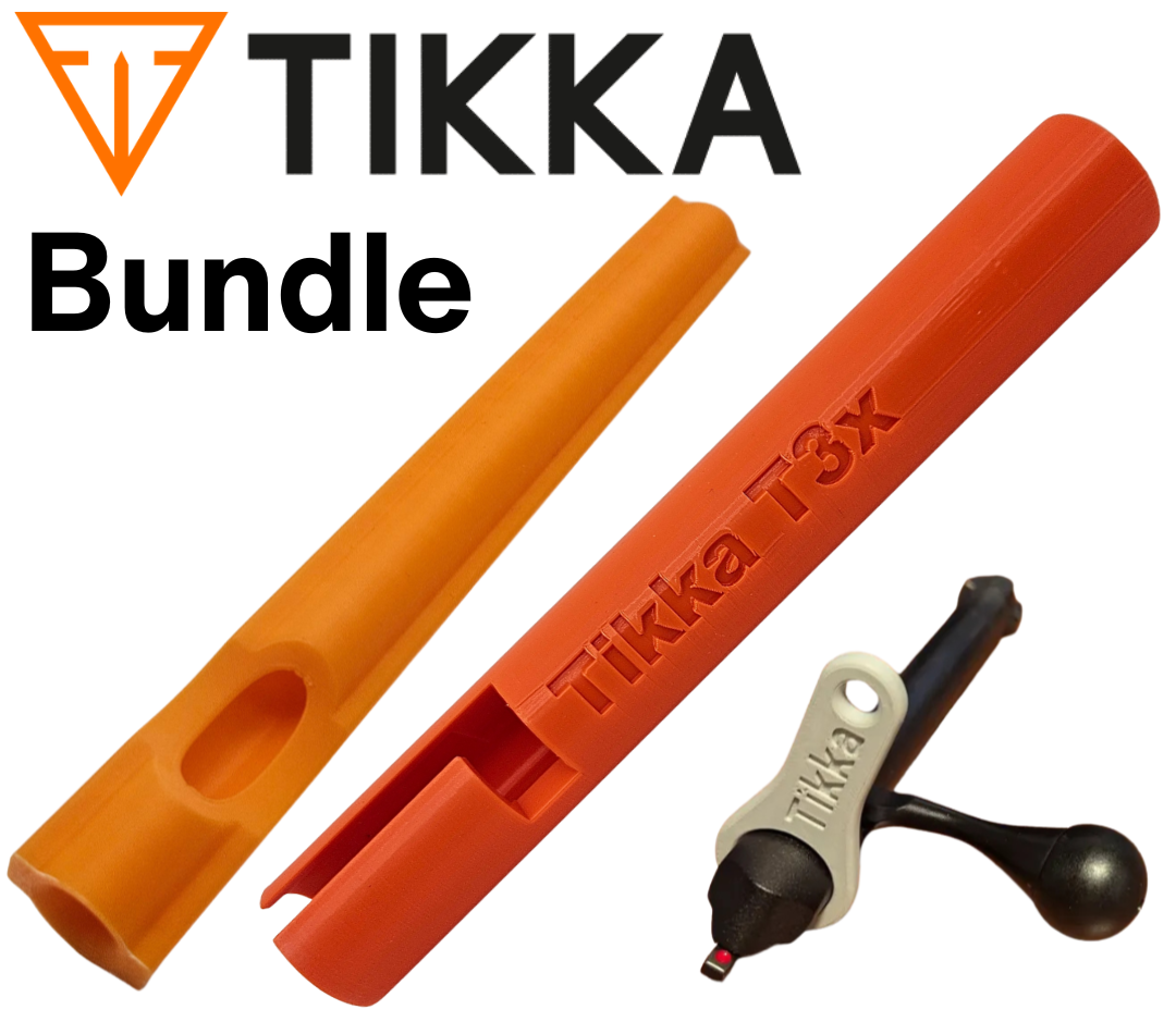 Tikka T3 T3x Bundle - Bolt Holder Protector, Bore Guide Rod Snake, Disassembly Tool