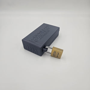9mm Lockable Ammo Box Ammunition Dispenser Case Lock 60 Round Pistol Storage