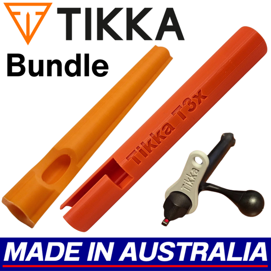 Tikka T3 T3x Bundle - Bolt Holder Protector, Bore Guide Rod Snake, Disassembly Tool