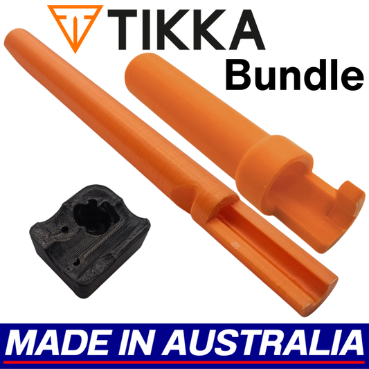 Tikka T1x Bundle - Bolt Holder Protector, Bore Guide Rod Snake, Disassembly Tool