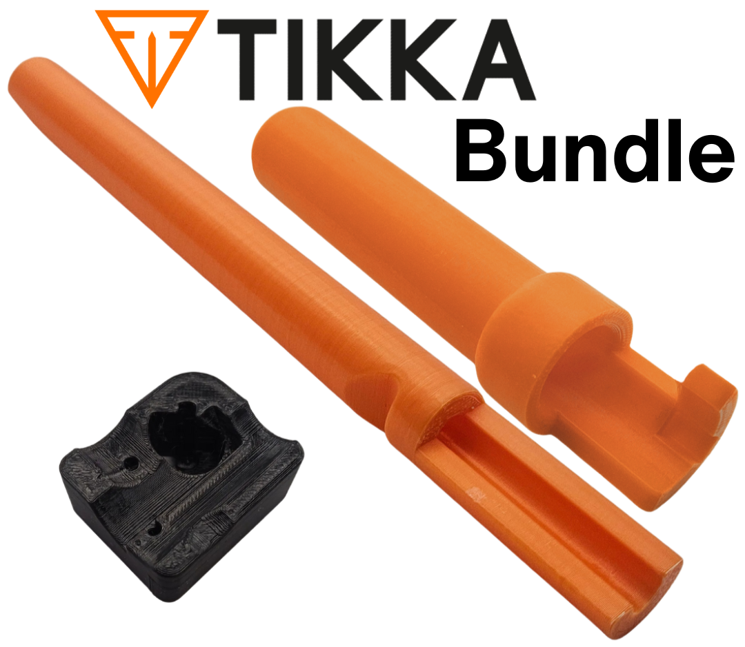 Tikka T1x Bundle - Bolt Holder Protector, Bore Guide Rod Snake, Disassembly Tool