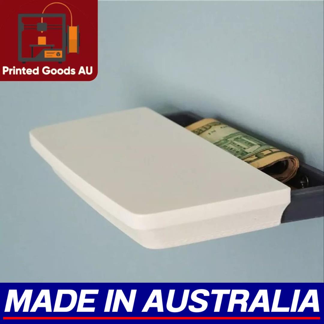 Floating Secret Storage Shelf Modern Hidden Compartment Display Rack DIY Book