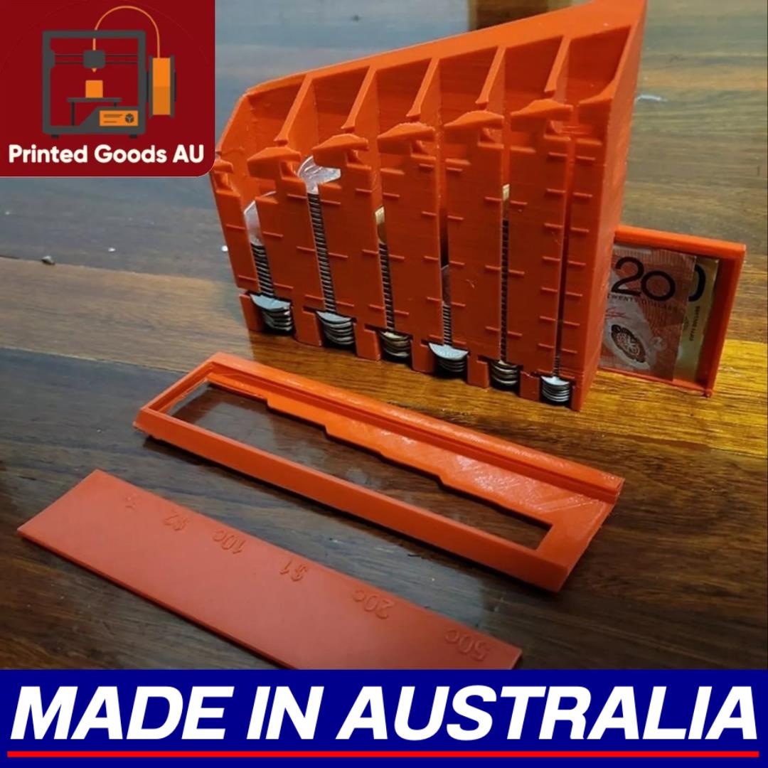 Australian Coin Sorter Piggy Bank AUD Sorting Machine Cash Storage Made in Aus