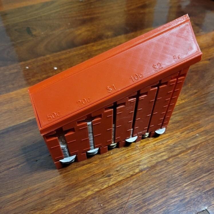 Australian Coin Sorter Piggy Bank AUD Sorting Machine Cash Storage Made in Aus