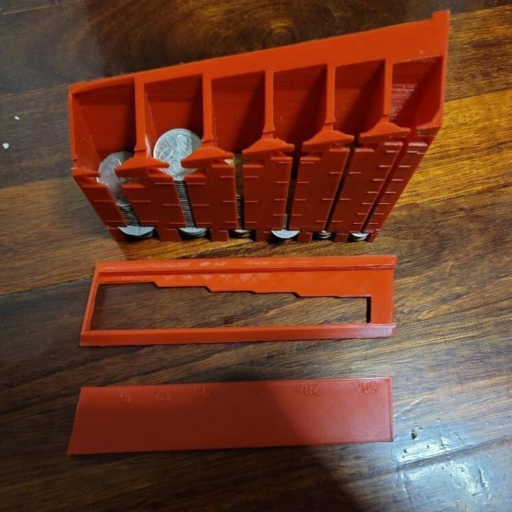 Australian Coin Sorter Piggy Bank AUD Sorting Machine Cash Storage Made in Aus