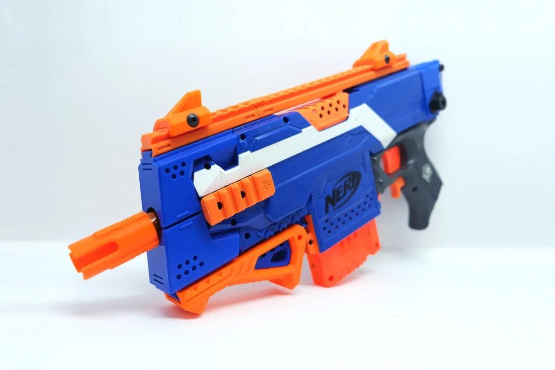 Nerf Stryfe Blaster Piranha Modified Kit Parts Only Semi-Auto Gun - Made in Aust