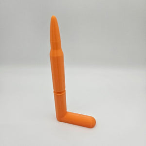 .308 WIN Rifle Range Chamber Flag Empty Safety Indicator Universal Fit Orange