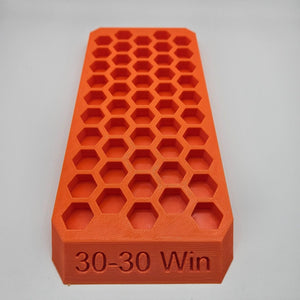 .30-30 Win Reloading Block Ammo Stand Ammunition Loading Tray 50 Round Capacity