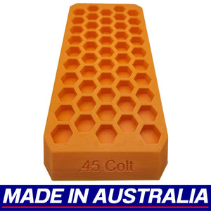 .45 Colt Reloading Block Ammo Stand Ammunition Loading Tray - 50 Round Capacity