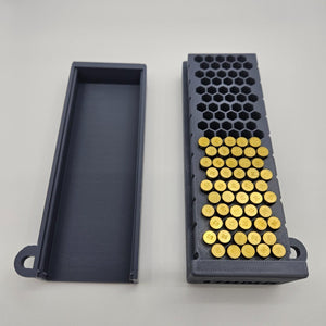 .17HMR Lockable Ammo Storage Box Ammunition Dispenser Lock Case 100 Round