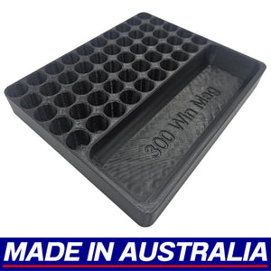 .300 WIN MAG Reloading Block Ammo Stand Ammunition Loading Tray 50 Round