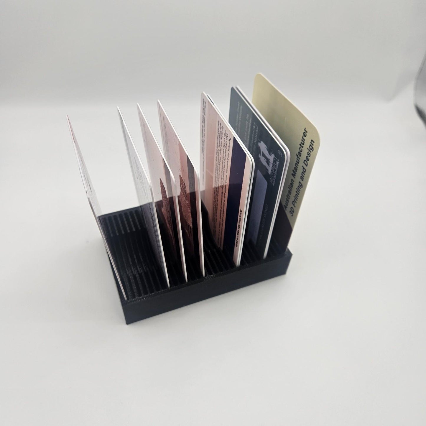Business Credit ID Card Vertical Holder Stand Display Organiser Storage Rack 60x