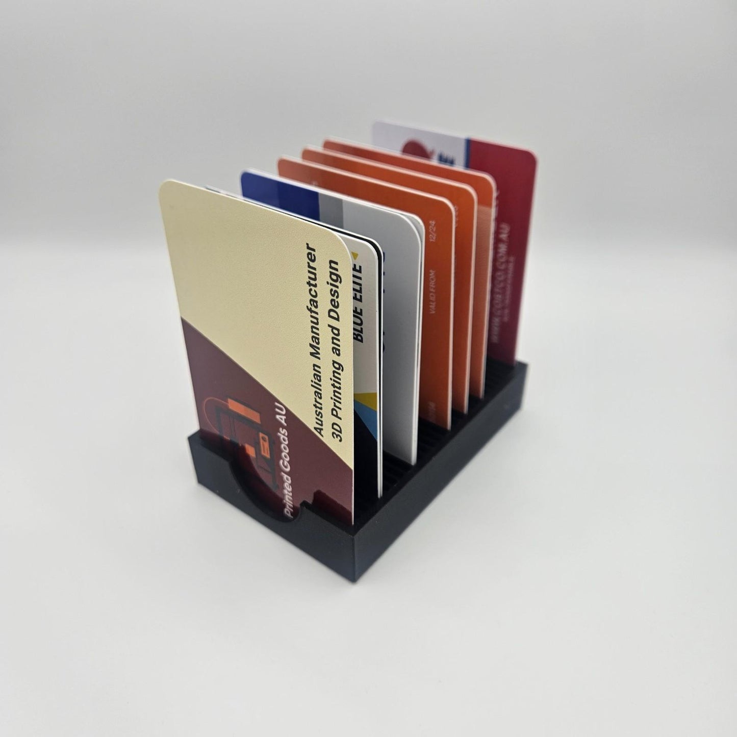 Business Credit ID Card Vertical Holder Stand Display Organiser Storage Rack 60x
