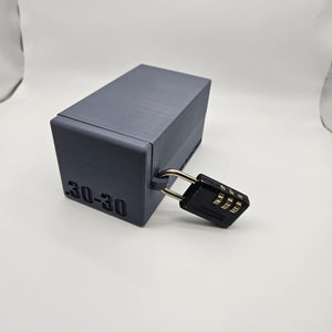 .30-30 Winchester Lockable Ammo Box Ammunition Dispenser Lock Case 50 Rounds Rifle