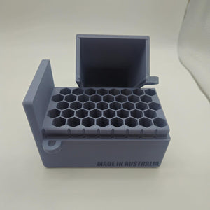 .30-06 Lockable Ammo Box Ammunition Dispenser Lock Case 40 Round Rifle Storage