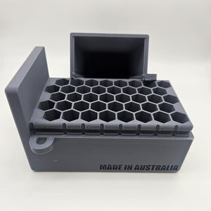 .300 WM Winchester Magnum Lockable Ammo Box Ammunition Dispenser Lock Case 40x