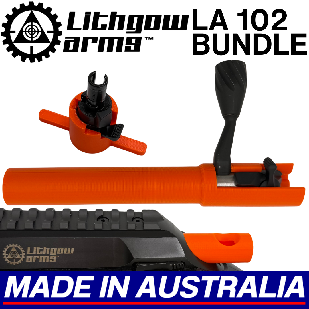 Lithgow LA102/105 Bundle - Bolt Holder Protector, Bore Guide Rod Snake, Disassembly Tool