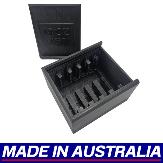 CZ 45x Magazine Box 5 + 10 Round Storage Case Fits Savage Mk II & Anschutz