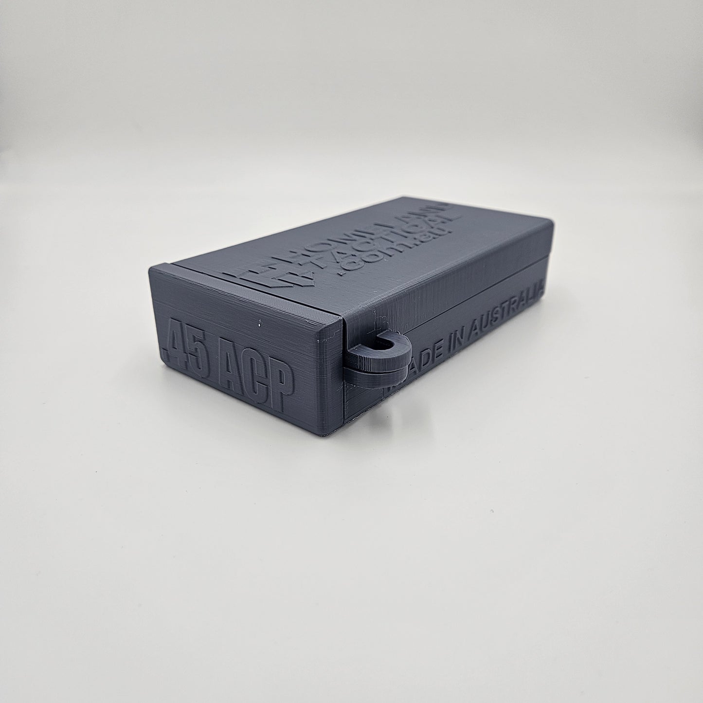 .45 ACP Lockable Ammo Box Ammunition Dispenser Lock Case 50 Round Storage