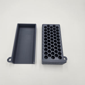 .44 Magnum Lockable Ammo Box Ammunition Dispenser Lock Case 50 Round Storage