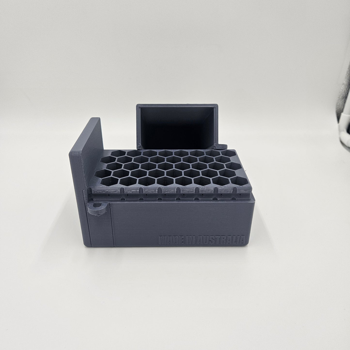 .338 WM Winchester Magnum Lockable Ammo Box Ammunition Dispenser Lock Case 40 Round Storage