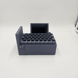 .338 WM Winchester Magnum Lockable Ammo Box Ammunition Dispenser Lock Case 40 Round Storage
