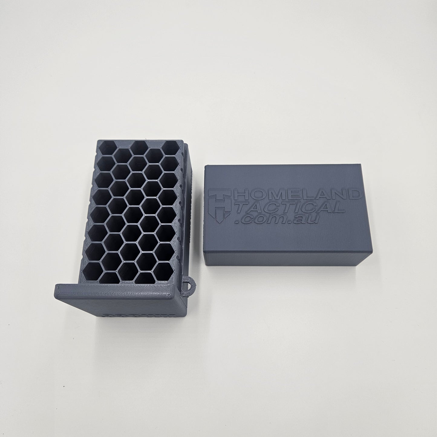 .338 WM Winchester Magnum Lockable Ammo Box Ammunition Dispenser Lock Case 40 Round Storage