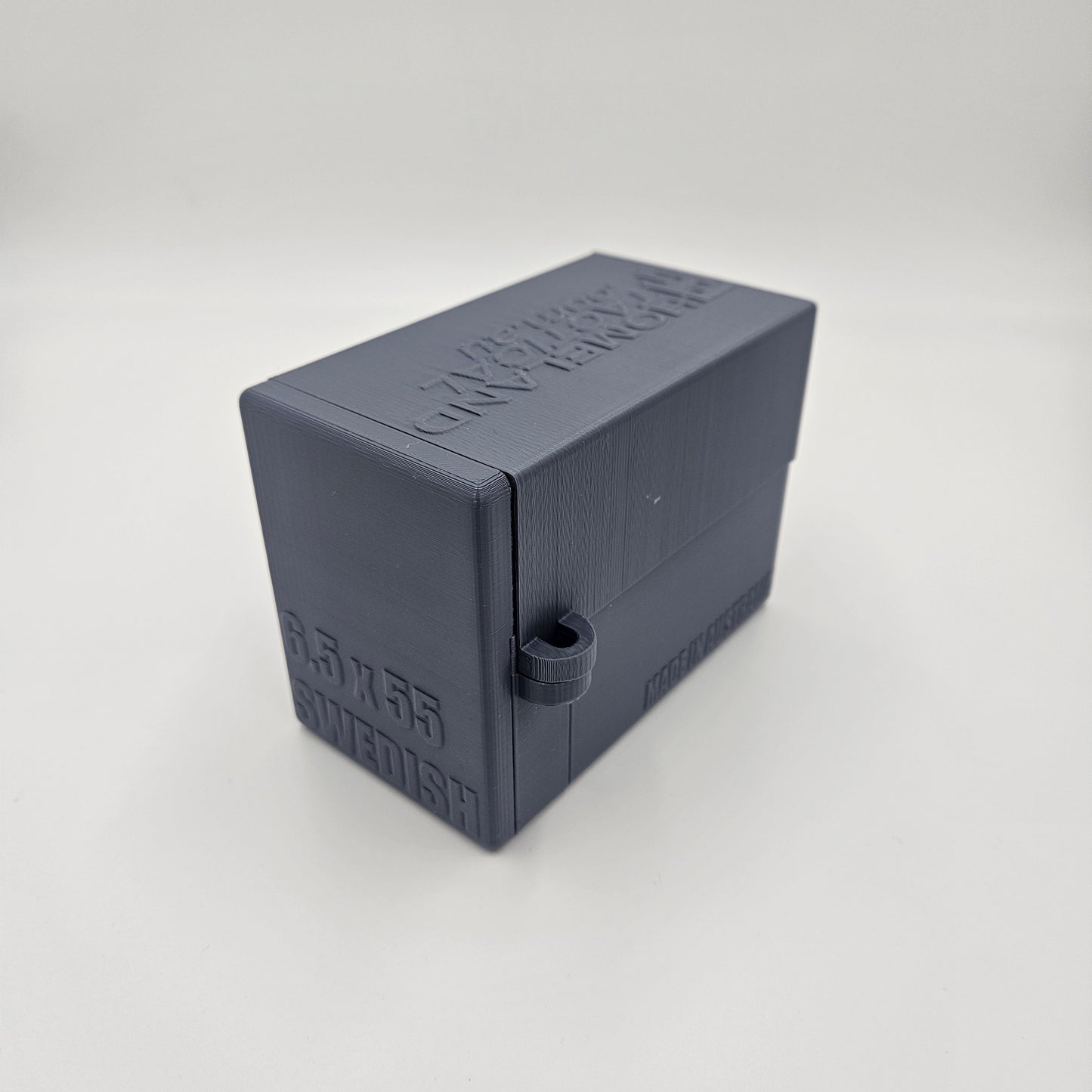 6.5x55 Swedish Lockable Ammo Box Ammunition Dispenser Lock Case 40 Round Storage