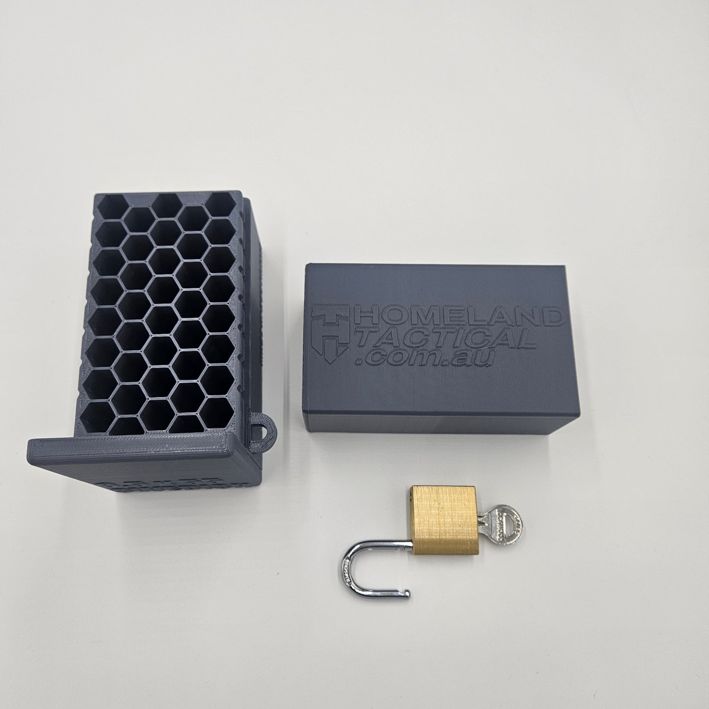 6.5x55 Swedish Lockable Ammo Box Ammunition Dispenser Lock Case 40 Round Storage