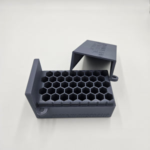 7mm-08 Remington Lockable Ammo Box Ammunition Dispenser Lock Case 40 Round Storage