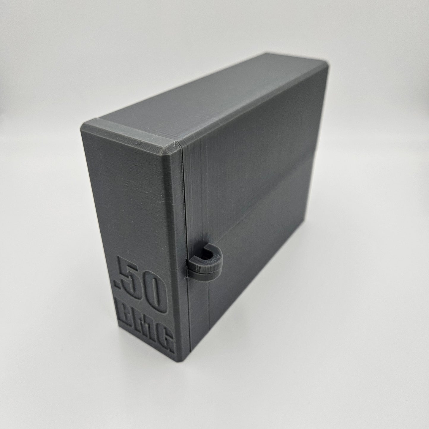 .50 BMG Lockable Ammo Box Ammunition Dispenser Lock Case 50 Round Rifle Storage