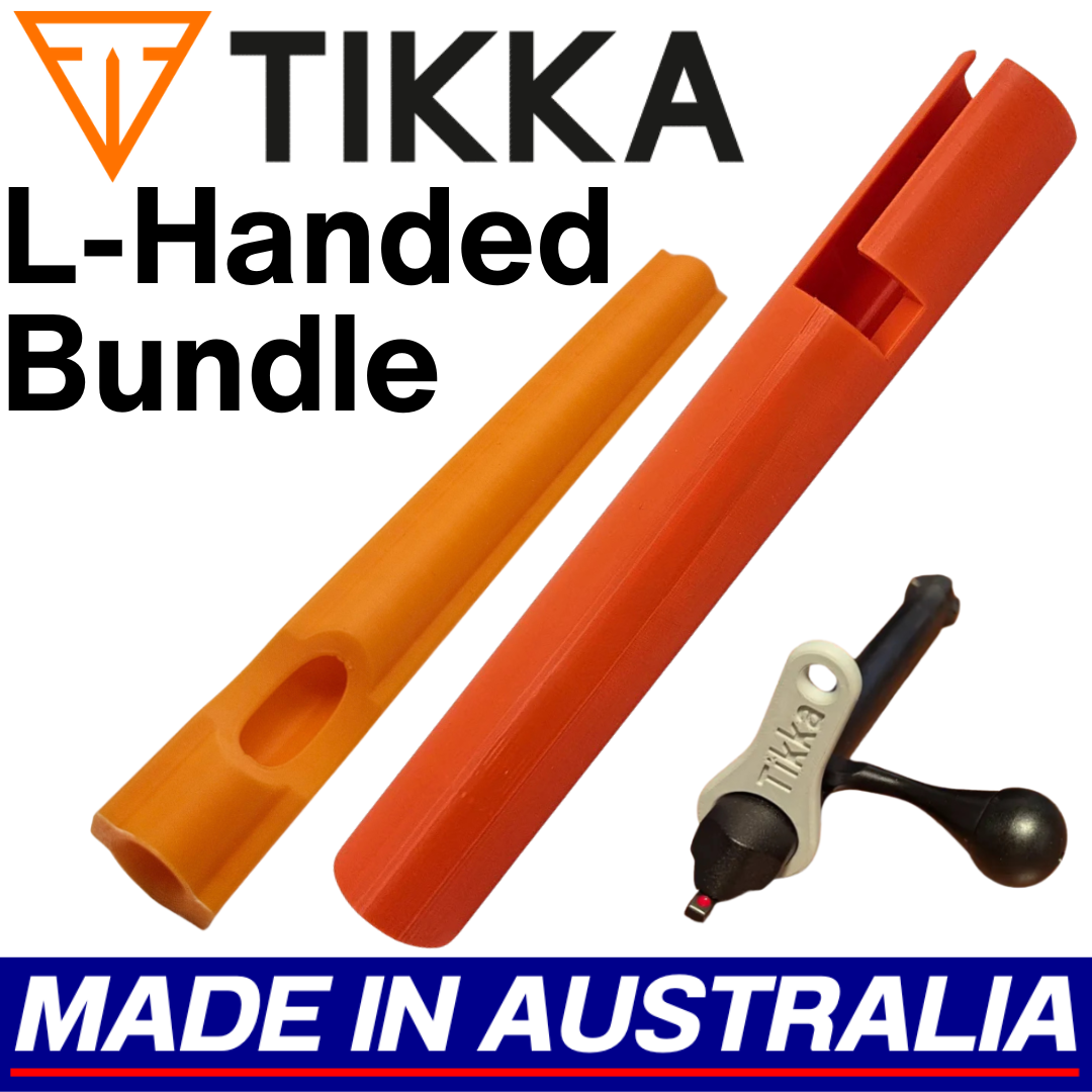 Tikka T3 T3x Bundle - Left-Handed Bolt Holder Protector, Bore Guide Rod Snake, Disassembly Tool