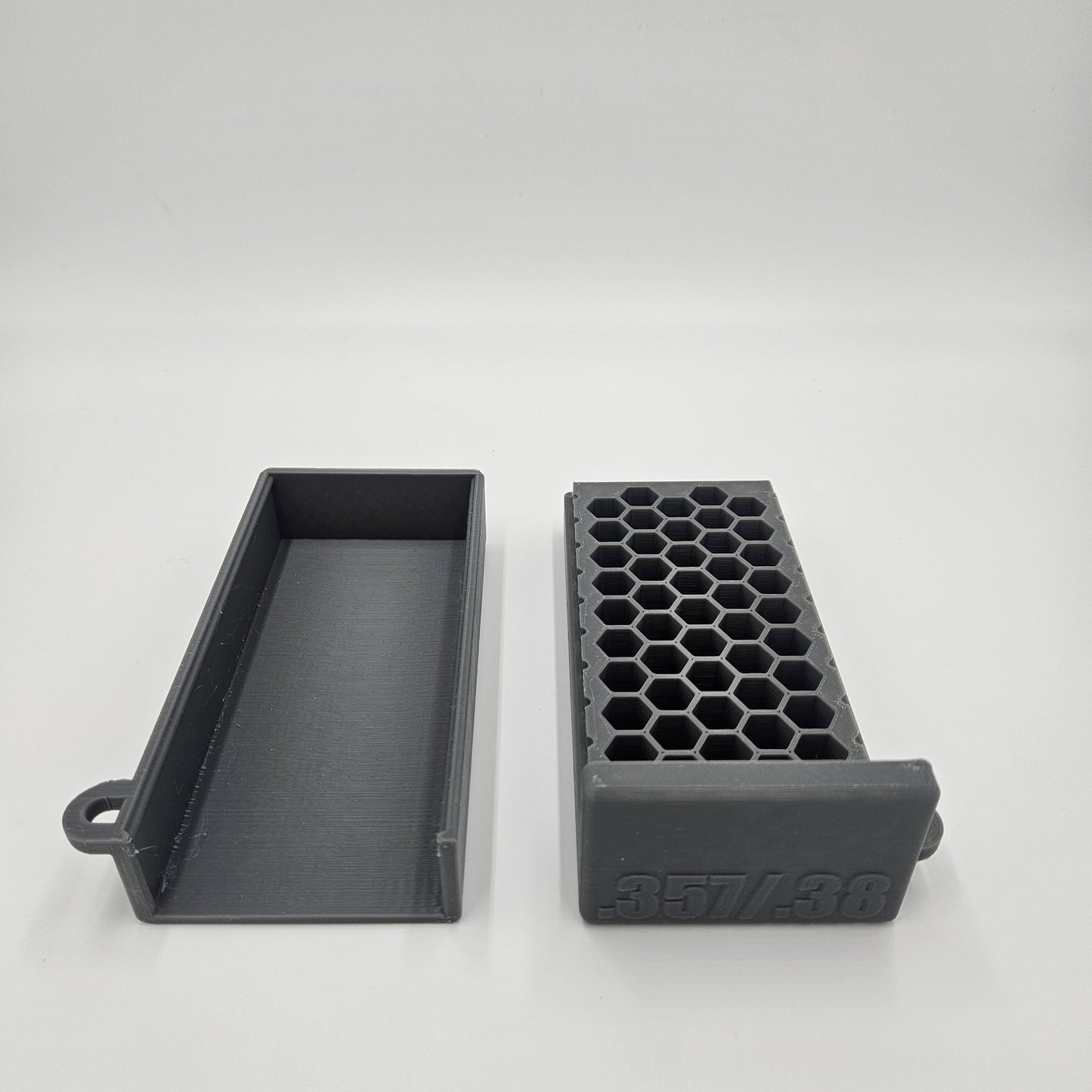 .357 Magnum .38 Special Lockable Ammo Box Ammunition Dispenser Lock Case 50 Round Rifle