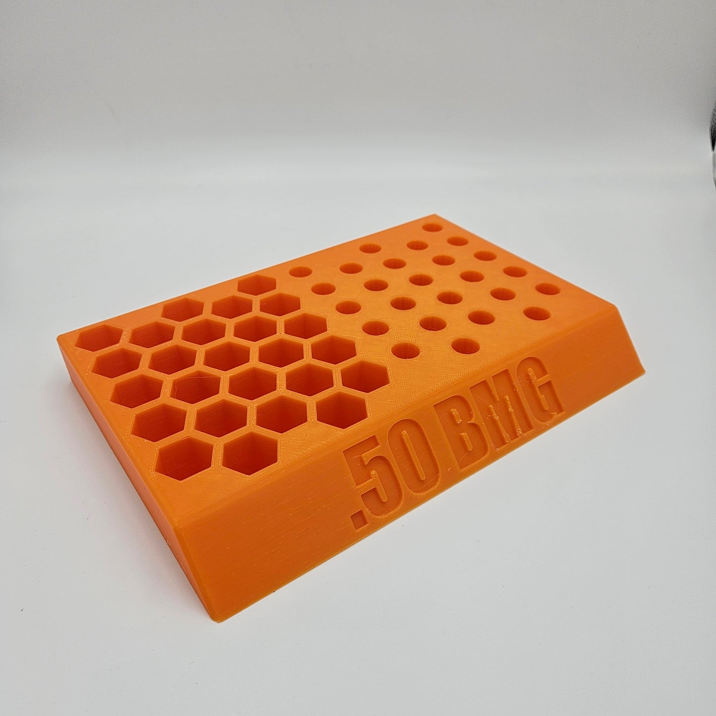 .50 BMG Reloading Block Ammo Stand Ammunition Loading Tray - 50 Round Capacity