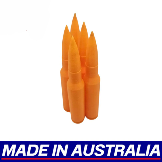 .50 BMG Snap Caps - Dummy Rounds 5x Pack Plastic Training Ammo Bullets