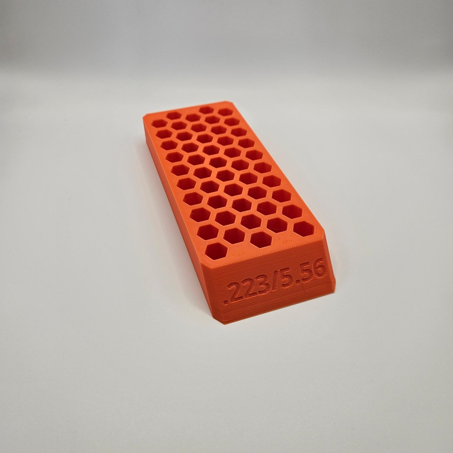.223 Reloading Block Ammo Stand Ammunition Loading Tray - 50 Round Capacity