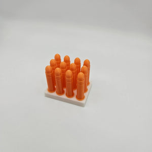 .22lr Snap Caps - Dummy Rounds 12x Pack Plastic Training Ammo Rimfire Bullets