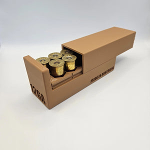 12GA Gauge Non-Locking Ammo Box Dispenser Case 12 Round Shotgun Ammunition Storage