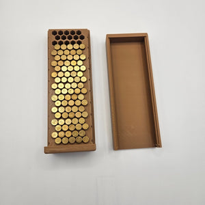 .22lr Non-Locking Ammo Storage Box Dispenser Case - 100 Round Ammunition Rifle Pistol Range