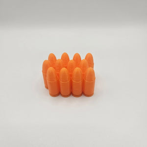 9mm Snap Caps - Dummy Rounds 12x Pack Pistol Training Ammo Centrefire Bullets