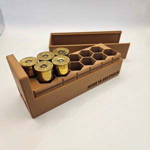 12GA Gauge Non-Locking Ammo Box Dispenser Case 12 Round Shotgun Ammunition Storage