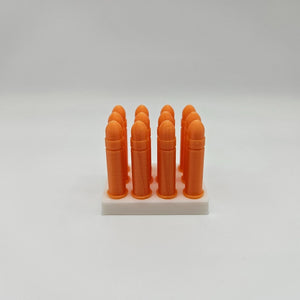 .22lr Snap Caps - Dummy Rounds 12x Pack Plastic Training Ammo Rimfire Bullets