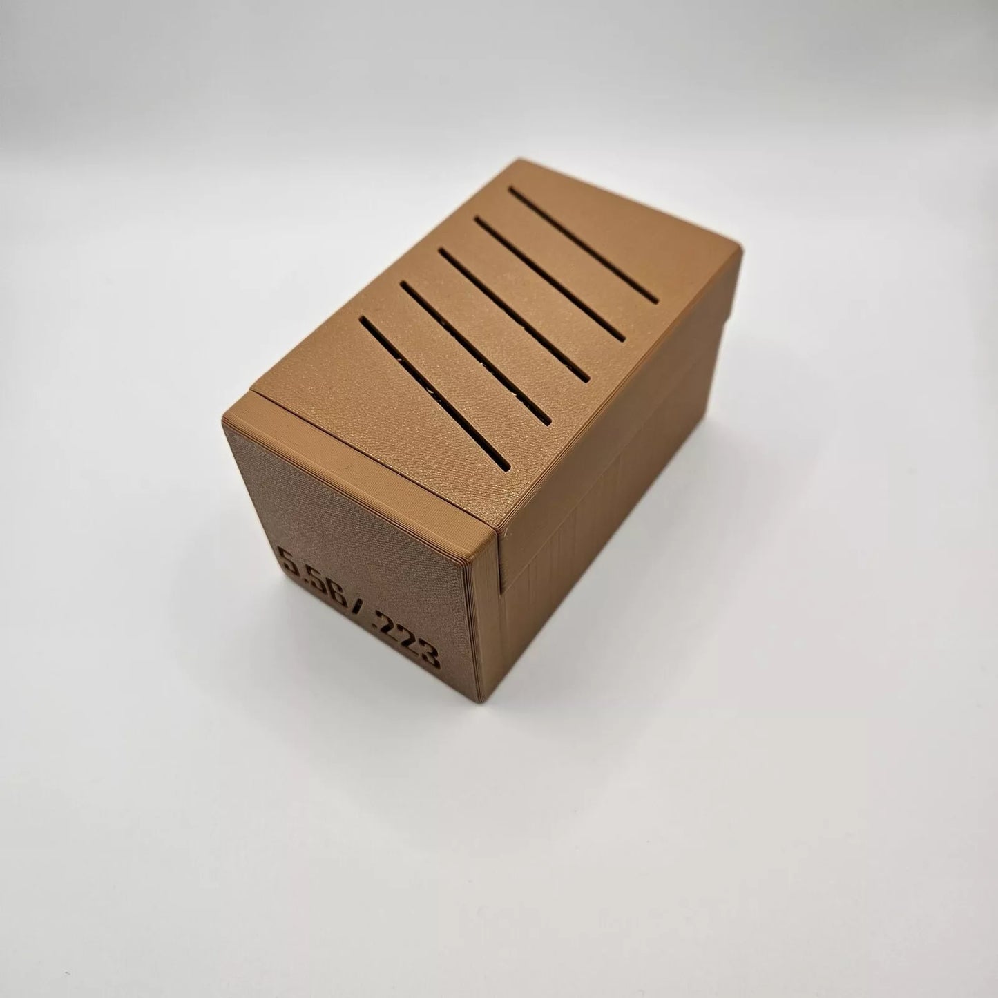 .223 Ammo Box Dispenser Case - 50 Round Rifle Ammunition Storage Loader Range